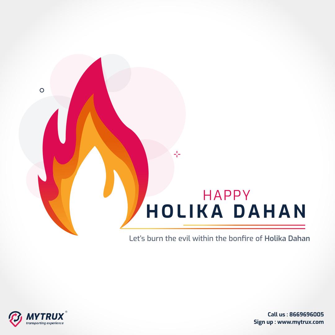 My_trux's tweet photo. Let's burn the evil within bonfire of HOLIKA DAHAN!
Mytrux wishing you all
"HAPPY HOLIKA DAHAN"
#HolikaDahan #Holi #Happy #Festival #Mytrux #TransportingExperience #PostLoad #FindTrcuk #Pune #Maharashtra #India. https://t.co/wLDXUaaU38