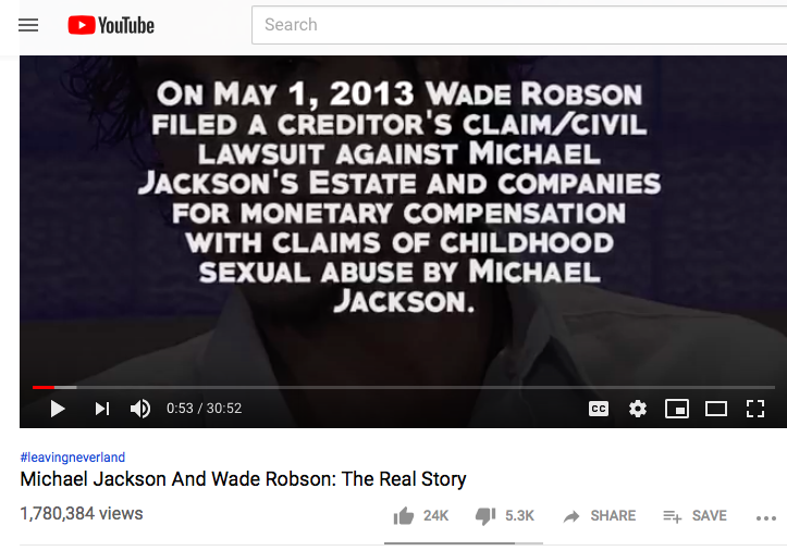 MJJJusticePrjct's tweet photo. RT https://t.co/Ua0YDw2sug  The REAL Wade Robson Story  almost 1.8 Millions views --  keep spreading the truth ... it's up to US, the  MJGlobal family https://t.co/xrIGOJgBV4