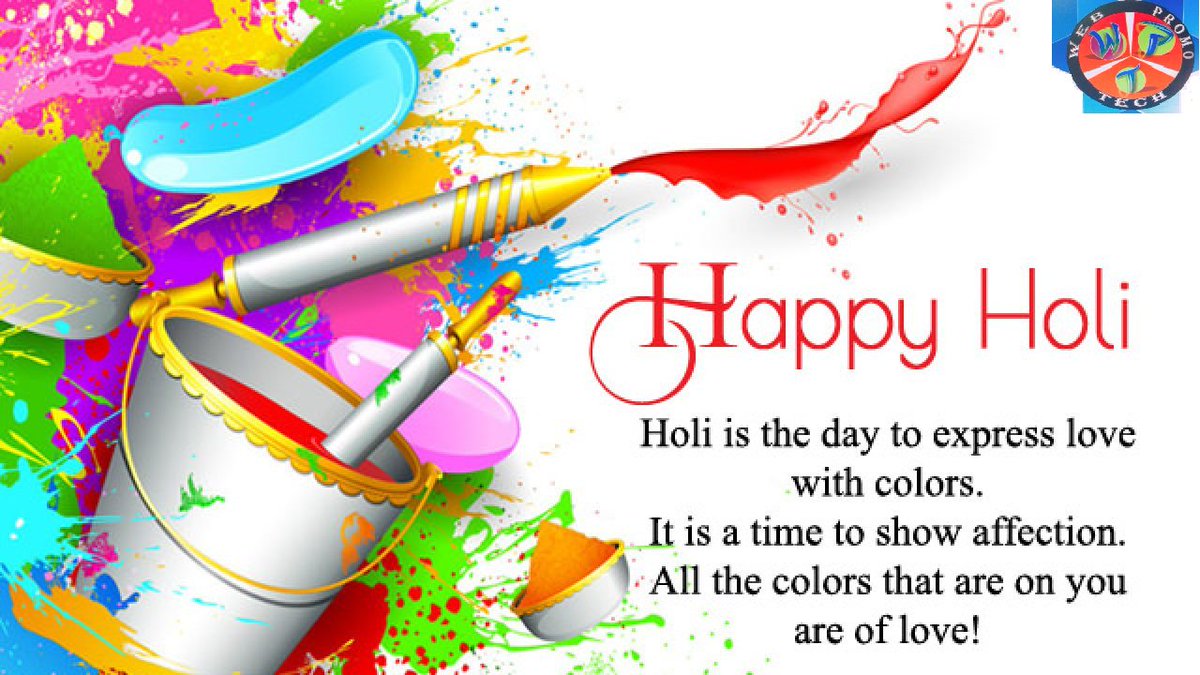 WebpromoTech's tweet image. Wish you a very #Happy #Holi to all @WebpromoTech 
#Best #SEO #Company in #Delhi, #Best #Digital #Marketing #Company #India