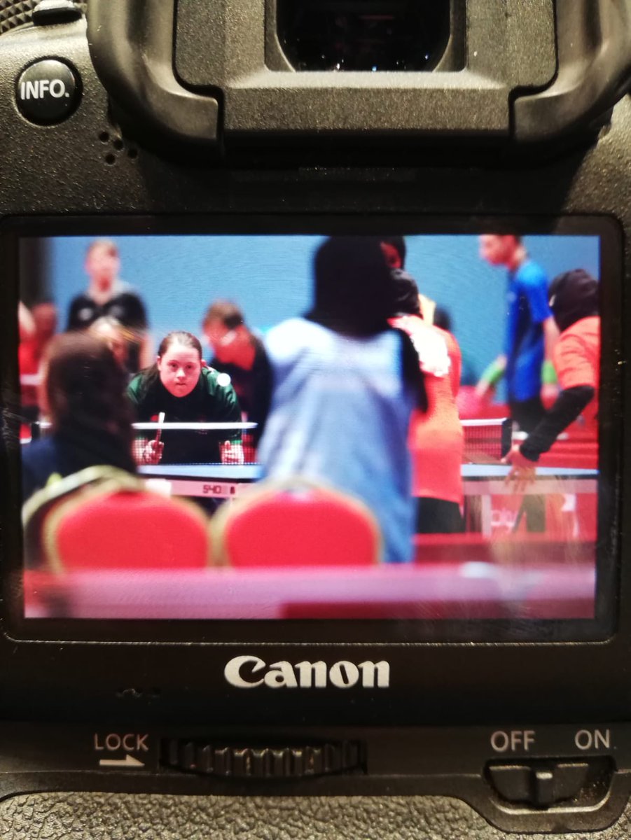 TableTennisSoi's tweet photo. Through the lens...amazing action shot of Fiodhna playing one of her Table Tennis game. Look at that focus! @WorldGamesAD @SOIreland #AbuDhabi2019 #TeamIreland #MeetTheDetermined https://t.co/N7fcPGiSrB