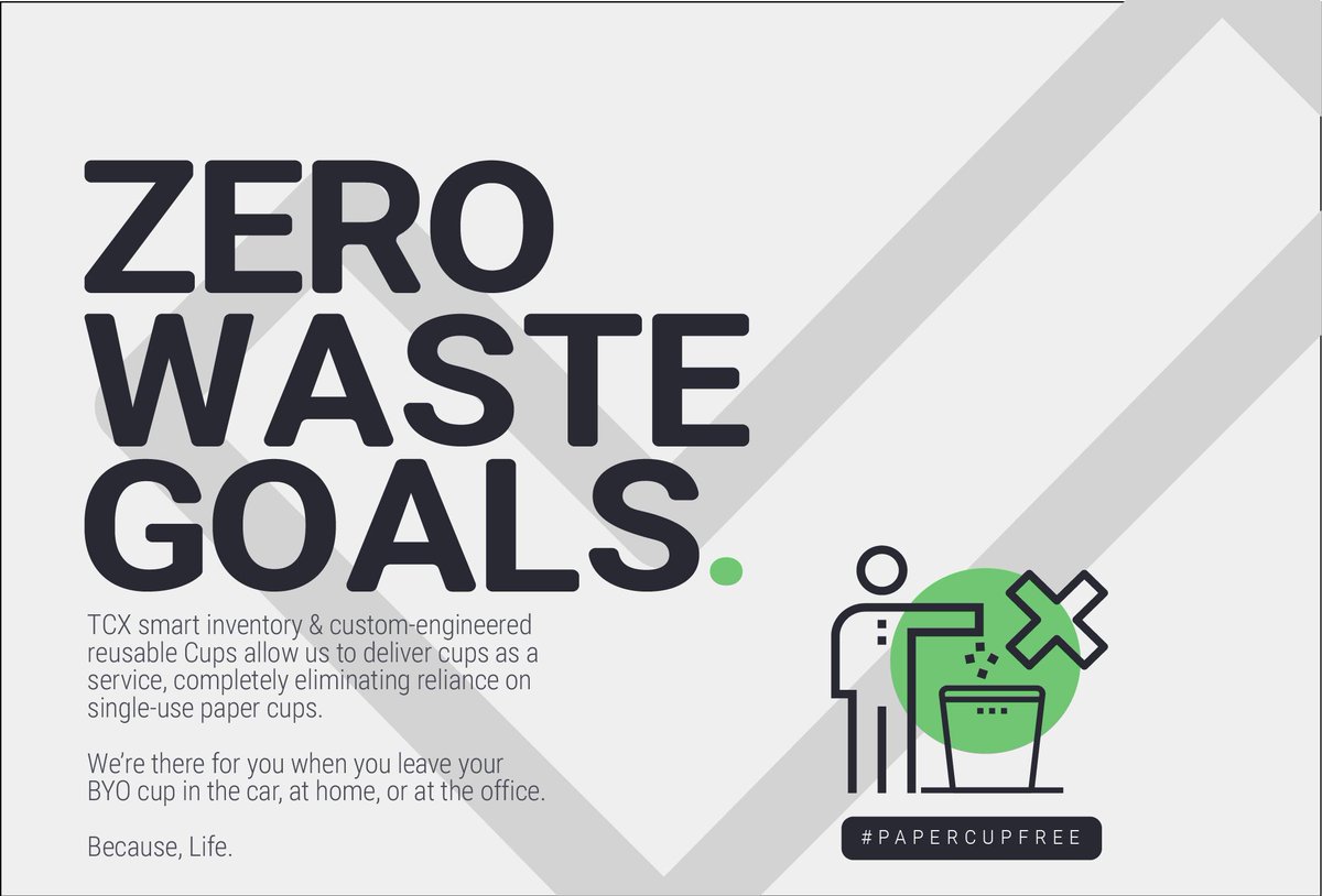 We're there for you when you forget you BYO cup at home, in the back seat of the car, or on your desk after a long day at the office. #TCXORG