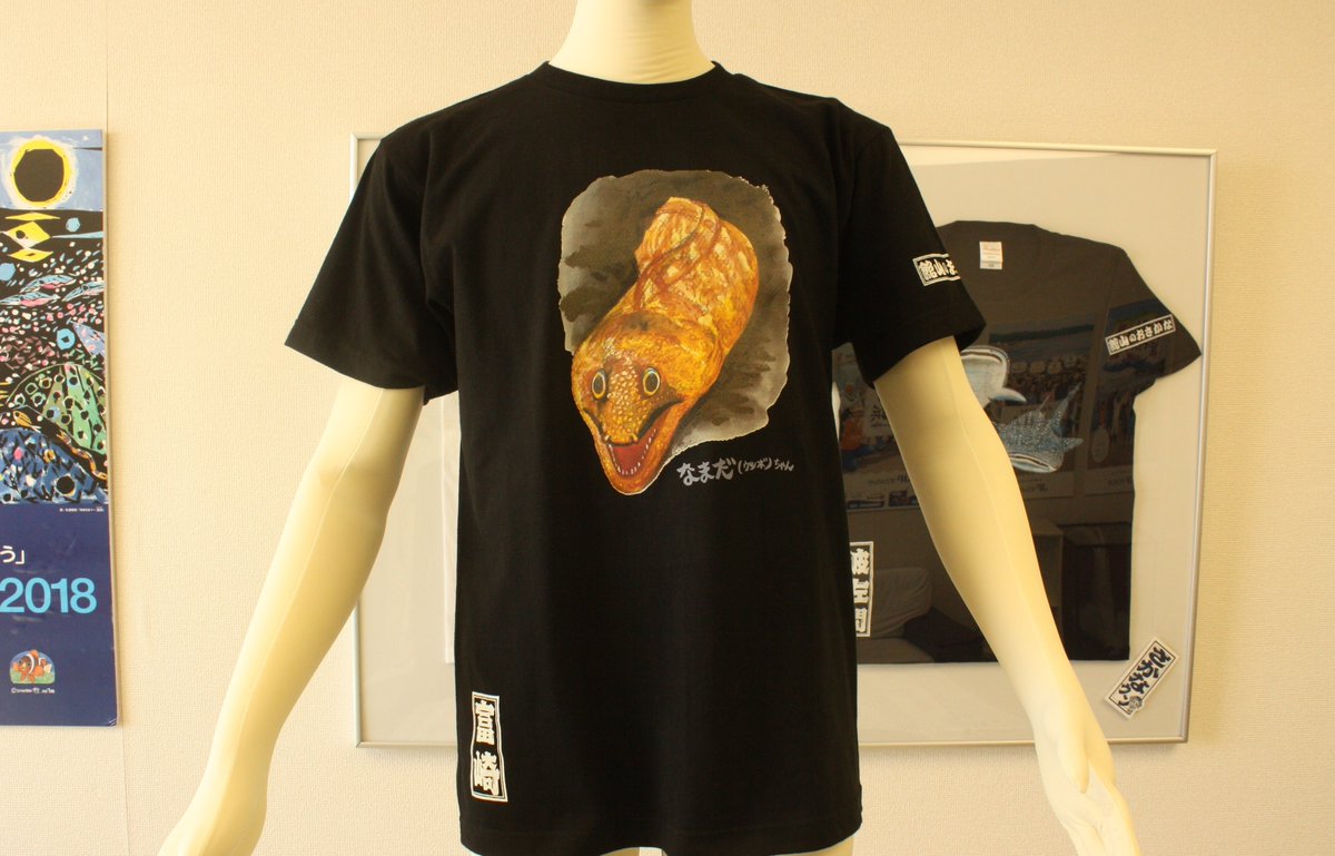 館山市役所 ギョッ とするtシャツ 発売 館山おさかな大使 さかなクン のイラスト 前面は暗闇から顔を出す なまだ 背面は なまだ の捕食がデザインされ インパクト抜群 渚の駅 たてやま内ギャラリーショップで限定販売 なまだ とは