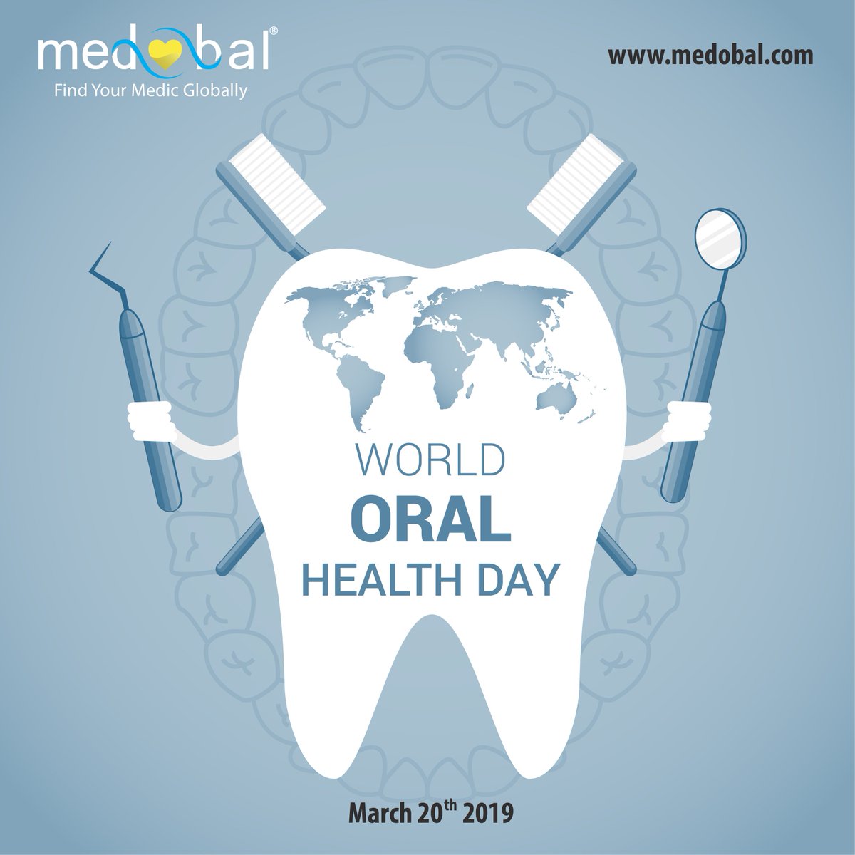 medobal's tweet photo. HEALTHY SMILES BRIGHTEN LIVES!

#OralHealth #WorldOralHealthDay  #dentalimplants #Dentist #dentalhygiene #dentalcare #dentalassistant #dentalhygiene #cosmeticdentistry #Medobal https://t.co/XlMjxTNJjh