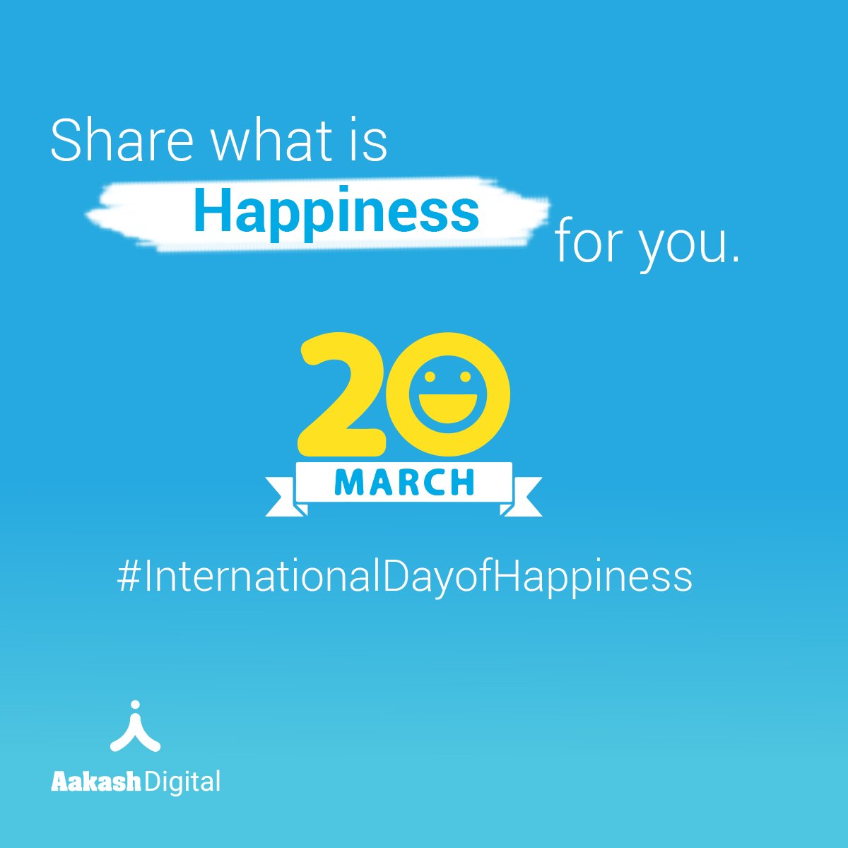 aakash_digital's tweet photo. #Happiness is not something readymade. It comes from your own actions. So, do more of what makes you happy. #InternationalDayOfHappiness #AakashDigital https://t.co/klirC8J98K