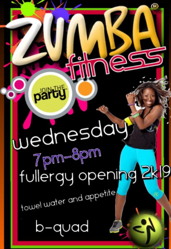 FullerHallRes's tweet photo. 🦋
Join in on the fun
 Be there or be square!!
 Official Opening 🙌🏾don't let ~FOMO~ hit you on your way out of the *DH* 😉 
Come ```destress``` and think less🙏
 *FULLERGY* (_GYM_)  OPENING 2k19💃🏽💃🏽💃🏽💃🏽🦋 #fullerhall #fullerhallres #fullergym #fullergy #zumba https://t.co/yXe1BC6IOz