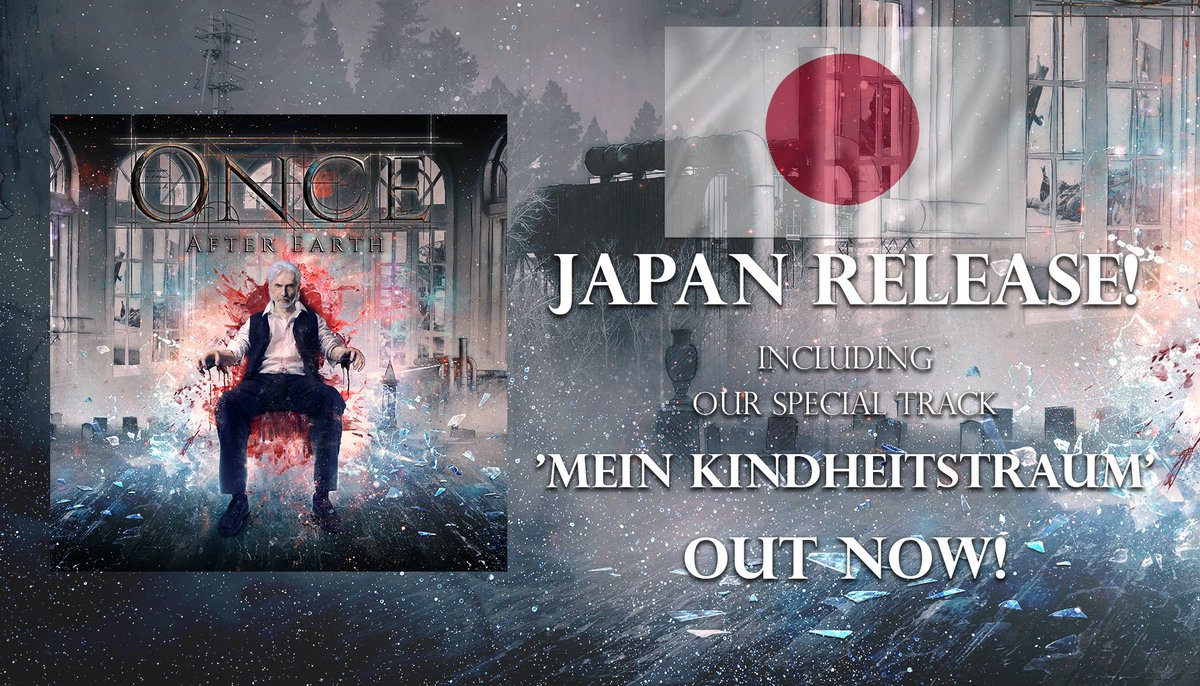 official_ONCE's tweet photo. "After Earth" in Japan! Today our special edition of "After Earth", including the additional Track " Mein Kindheitsraum" is released in Japan! #onceafterearth #AfterEarth https://t.co/AqH3nNntNF