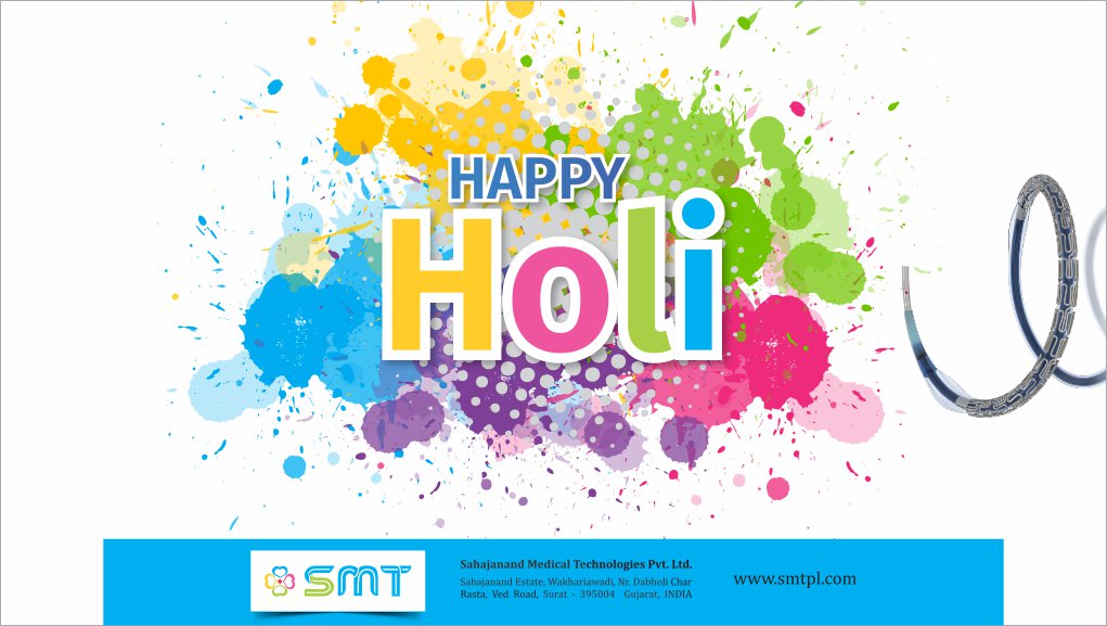 SMTStents's tweet photo. Happy Holi from SMT Team.
#Holi #SMT #Supraflex https://t.co/XzMYVWKoxq