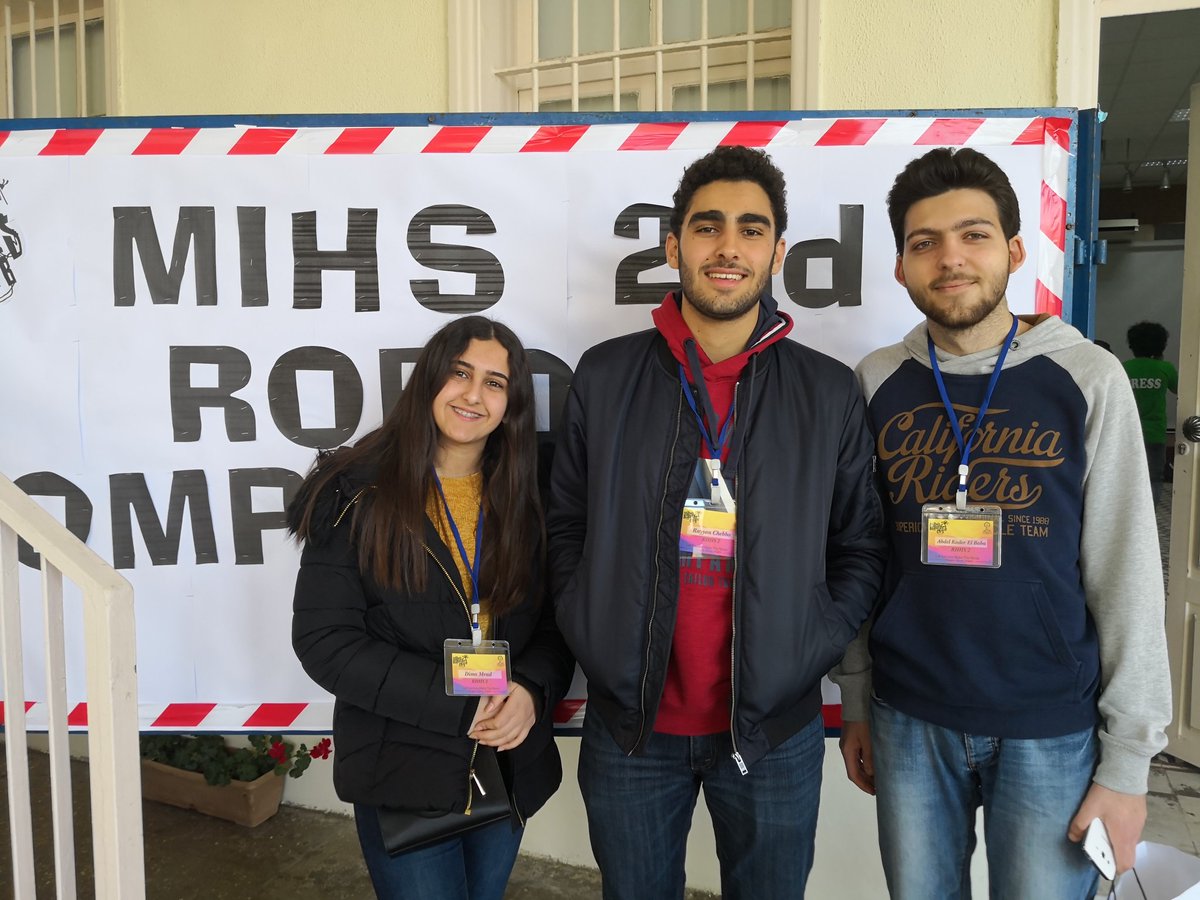 PhysicsRHHS's tweet photo. RHHS high school and middle school teams participating in @MakassedSaida robotics competition #robotics #STEM #21st_century_skills https://t.co/A65Dh5vZZe