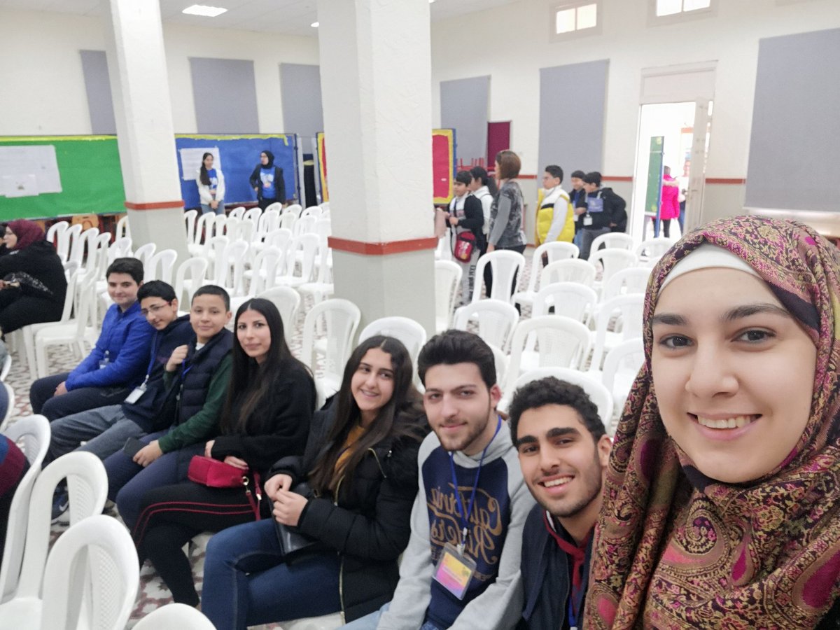 PhysicsRHHS's tweet photo. RHHS high school and middle school teams participating in @MakassedSaida robotics competition #robotics #STEM #21st_century_skills https://t.co/A65Dh5vZZe