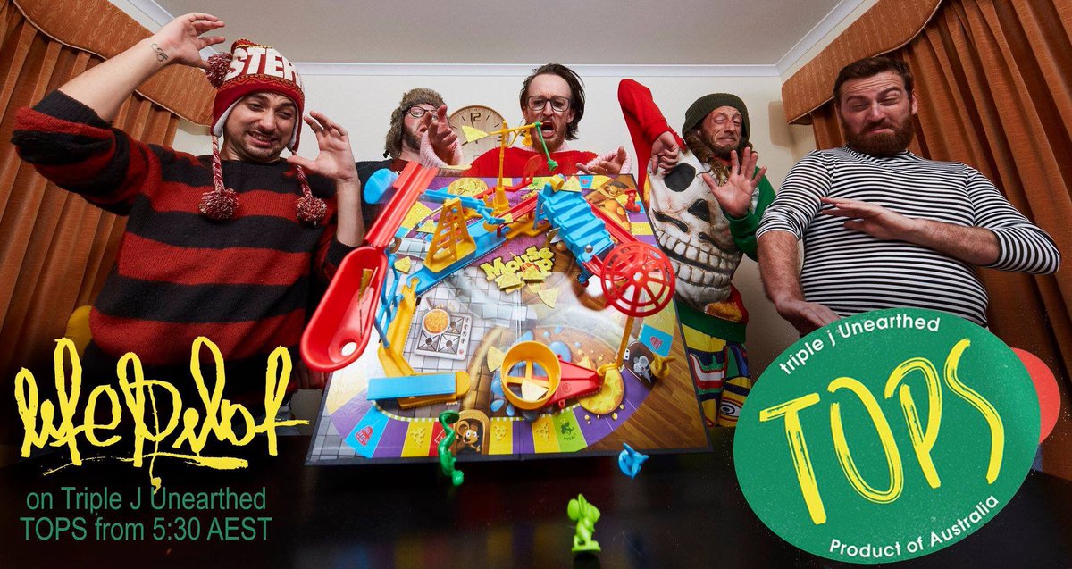 LifePilotBand's tweet photo. @triplejunearthd are spinning our new single Dark, Dark, Goose on their TOPS show this arvo from 5:30AEDT. Tune in, get riffed! https://t.co/P9anScxGb4