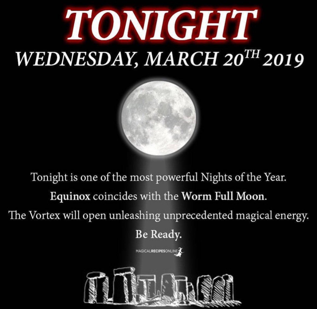 jenster257's tweet photo. #SpringEquinox &amp; #FullMoon today, exciting! https://t.co/XodmHl9BuX