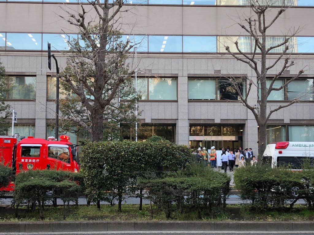 東京家庭裁判所で殺人未遂事件が起きた現場の画像