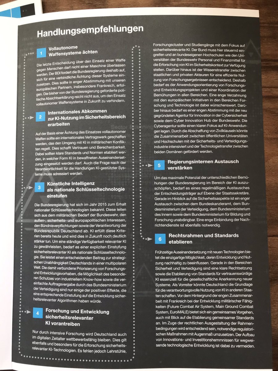 marywareham's tweet image. Federation of German Industries says “final decision on the use of a weapon against humans must not be left to a machine.” Its position paper calls on govt to ban fully autonomous weapons via a new treaty. Industry groups in other states should follow its lead. #killerrobotsGER