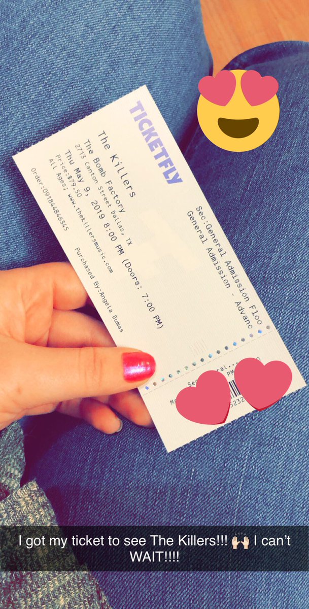 OhDarling08's tweet photo. #thekillers #thebombfactory #dallaa https://t.co/UZIMHv5gEC