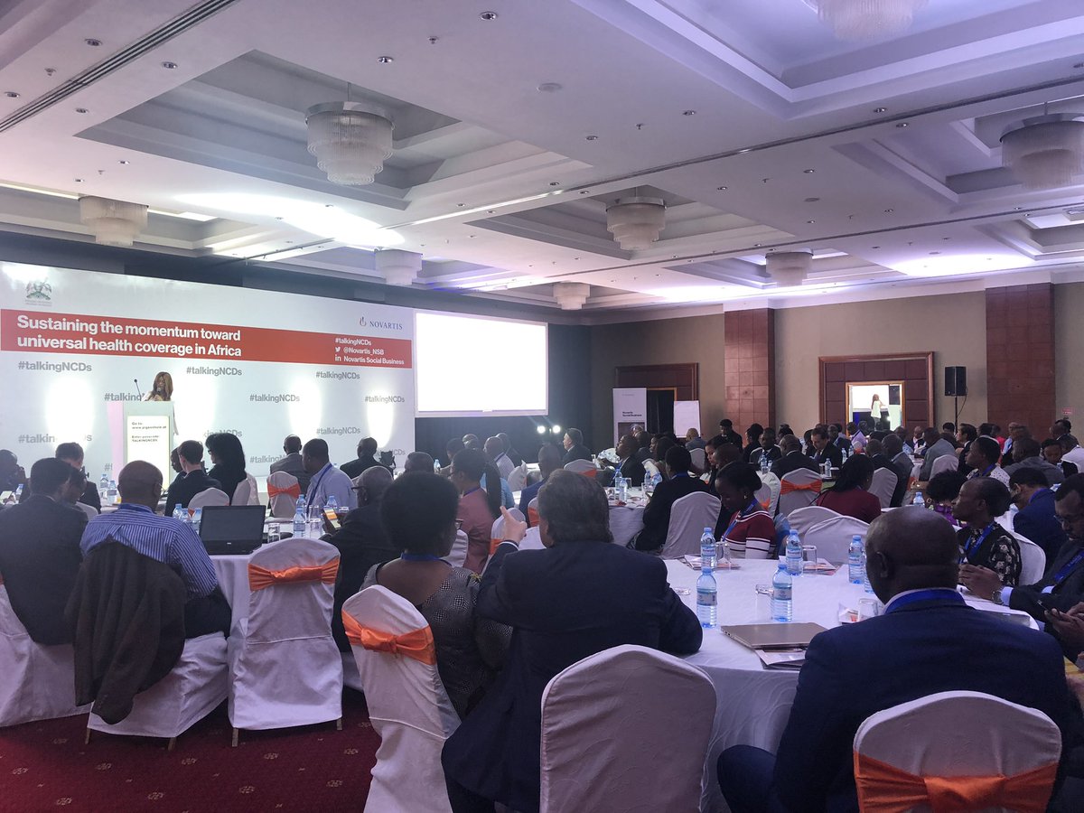 #HappeningNow: Stakeholders Dialogue under theme “Sustaining the momentum towards Universal Health Coverage in Africa”
Dr. Githinji Gitahi, <a href="/daktari1/">Dr Githinji Gitahi, MBS</a>, Group CEO,<a href="/Amref_Worldwide/">Amref Health Africa</a>:Being born is like winning the lottery. You can either win and survive or you can die. #talkingNCDs