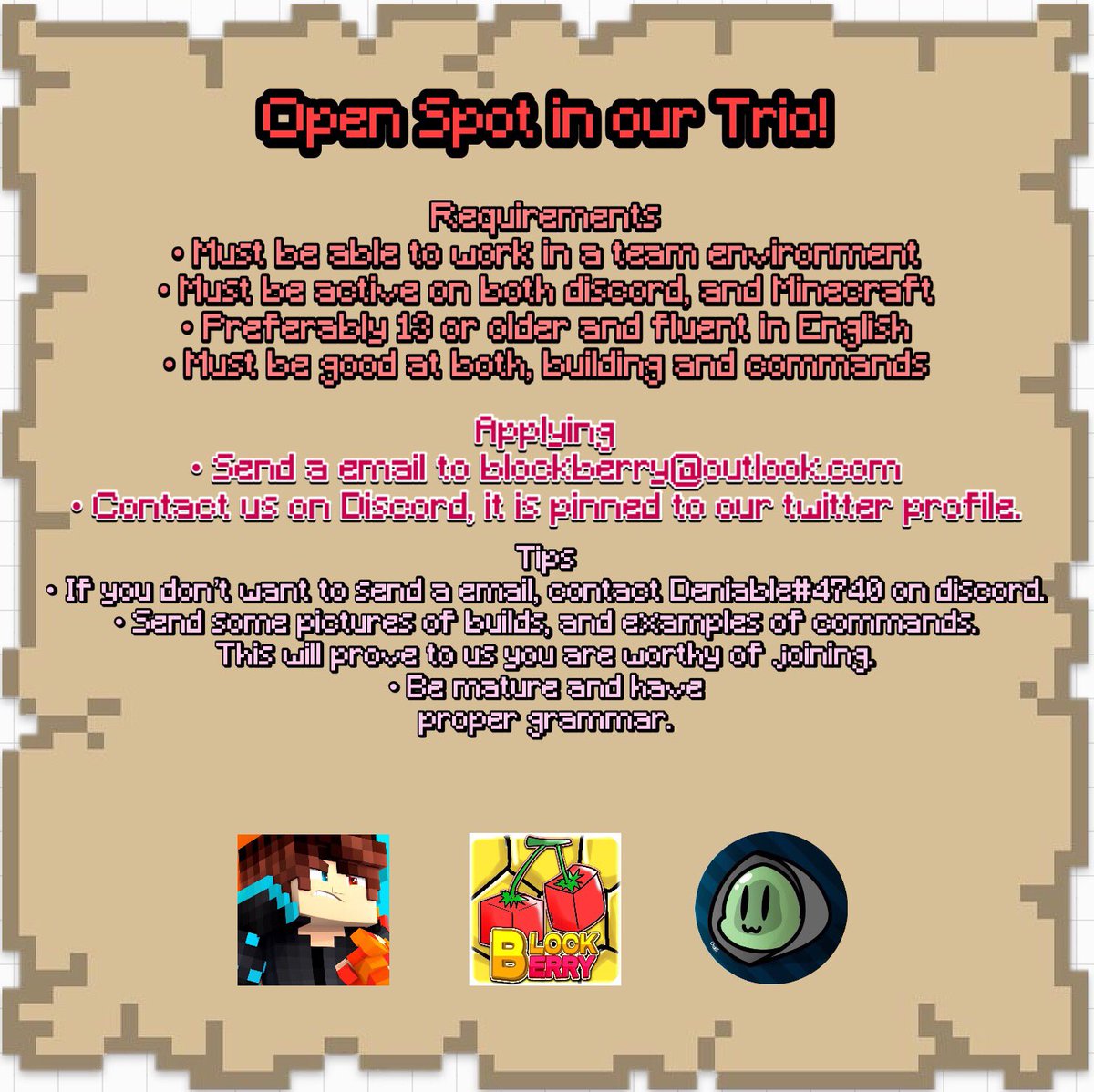 BlockBerry Studios (@BerryMCPE) / Posts / X