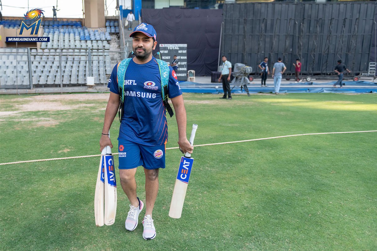mipaltan's tweet photo. From kitting up to hitting hard, catch the Hitman's time at the crease yesterday here 🔥

#CricketMeriJaan #OneFamily @ImRo45 https://t.co/nCQZB6pG4I