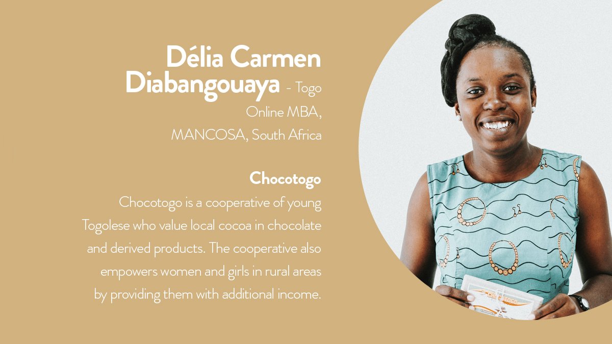 HonorisUni's tweet photo. They are @bowav01 from Zambia, Délia Carmen Diabangouaya from Togo, @amira_ch from Tunisia and @ElaineDaGraca from Cape Verde. We're incredibly proud to support these amazing #AfricanEntrepreneurs. #BalanceForBetter #IWD2019 #WIA54PROJECT https://t.co/Z2H22DCuUH