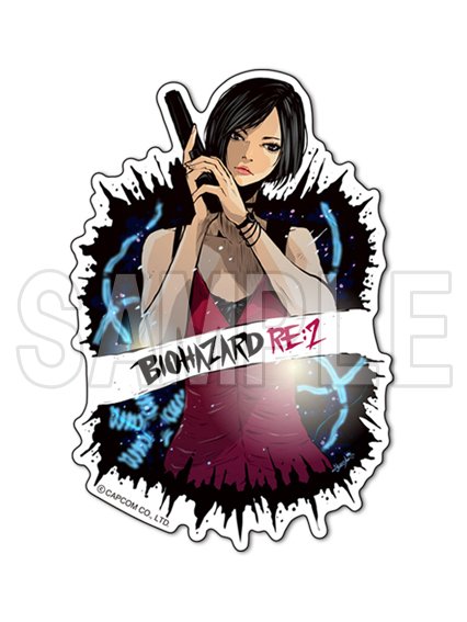 クレア リアル バイオハザードRE:2 ステッカー B-SIDE LABEL コラボ】クリエイター集団「B-SIDE LABEL」とのコラボステッカーに