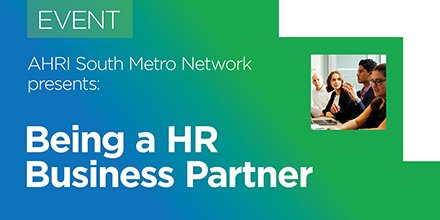 Join us at the AHRI WA South Metro Network event on Tuesday 26th March to learn about the role of a HR business partner and network with your peers. Register via the AHRI website or contact sbg@murdoch.edu.au if you are a staff member or a student. bit.ly/2ugQ4HW #HRM