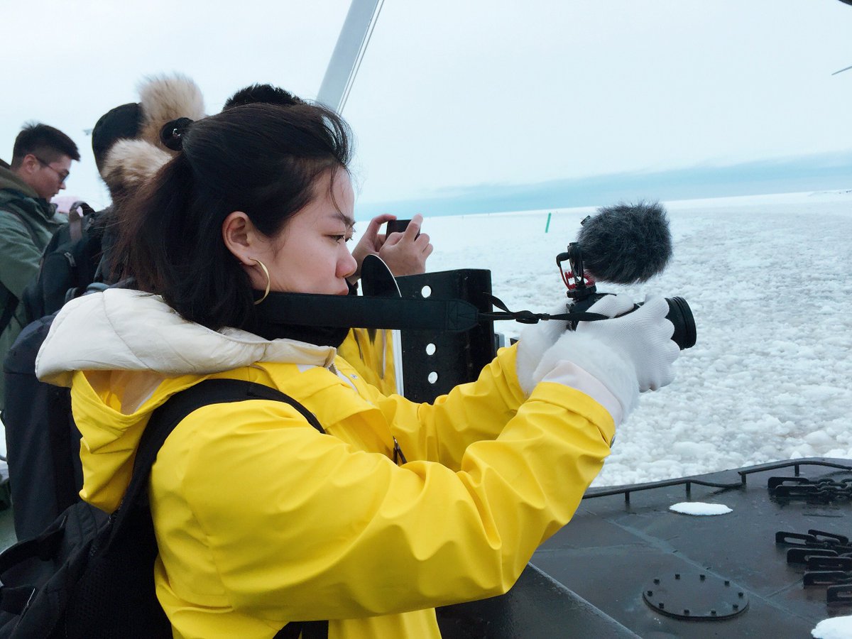 houseoflapland's tweet photo. Our Chinese mediatrip is on. Guests from Sina Travel and Tencent Travel got to know what @Kemi has to offer. Picture from the famous #IcebreakerSampo #Lapland #LaplandFinland #Media #China @365kemi https://t.co/0ndwDoY0jA