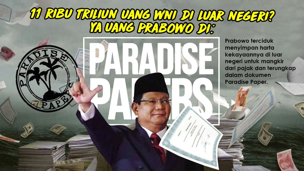PSurawati's tweet photo. Pak Prabowo selalu berkata bahwa uang WNI selalu keluarnya ke luar negeri. Sekarang bilang kalau uang WNI 11 triliun ada di luar negeri gak ada di Indonesia. Iya bener pak, termasuk uang bapak kan bukannya? Dari 11 triliun ada berapa miliar atau berapa tr https://t.co/TcUhsxaz7H https://t.co/mLSP2X0yQU