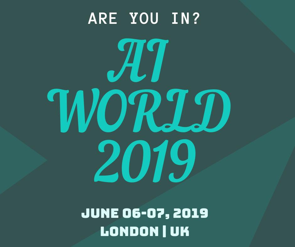 AIWORLD2019's tweet photo. Get ready with your research paper...
AI WORLD 2019 invites enthusiast to submit the research work for June 2019 #London summit....
VISIT: https://t.co/VwzEBk6tj4
#ArtificialIntelligence #Robotics #IoT #HILARIS https://t.co/eJajkz0O9s