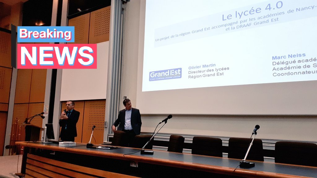 AxelJean77's tweet photo. 20/03/19 #numeryades @Academie_Paris
Marc Neiss #DANE @DaneStrasbourg et Olivier Martin présentent *lycée 4.0* ↗️"augmentation des possibilités pour enseigner" @Edu_Num
#Ress_Num #ENT #GAR #Archiclasse #BYOD
@DanMarc6768 @PhTAILLARD @PhilippeAjuelos @athillay @Christian_Mertz https://t.co/XGL50ptQh2