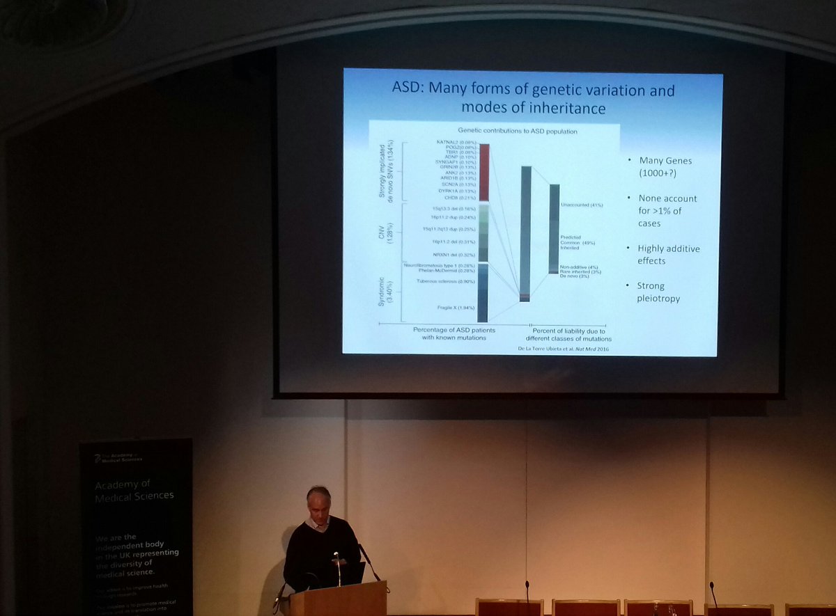 Neuronal_K's tweet photo. The genetic complexity of #autism is a challenge for the understanding of the biology behind it - Prof Geschwind keynote #devbrain19 https://t.co/H1X3qDdamV