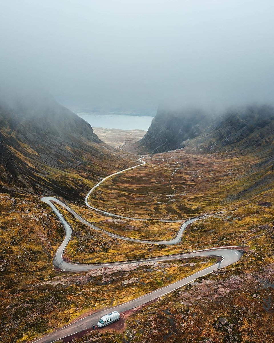 VisitScotland's tweet photo. You cannae beat a #roadtrip through the #Highlands ❣️ #ScotlandisNow 📍 Bealach na Bà, Applecross 📸 IG/brettccurrie https://t.co/WD4RLhOQVb