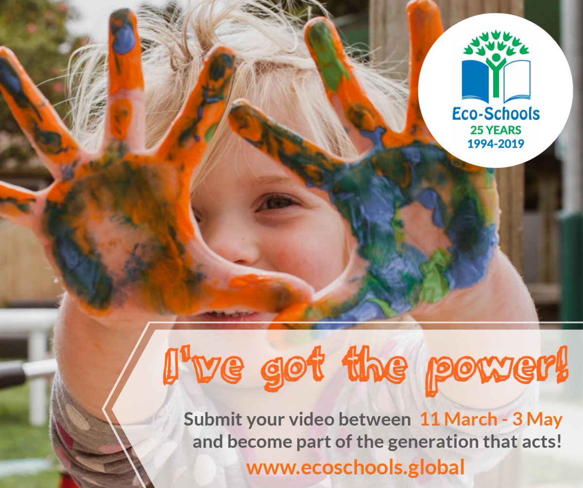 🎉 Pour les 25 ans d'@EcoSchoolsInt, notre réseau international lance l'opération #Ivegotthepower ! Les élèves témoignent en vidéo de leur engagement et s'expriment sur leurs souhaits à l'horizon 2030 📹
📣 Participez jusqu'au 3/05 ! Plus d'infos ici : bit.ly/2HwQYbQ