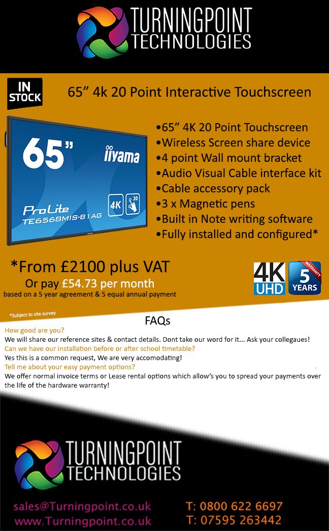 TPTechLtd's tweet image. Interactive Teacher wall in stock - mailchi.mp/8a0b63d1e961/i…