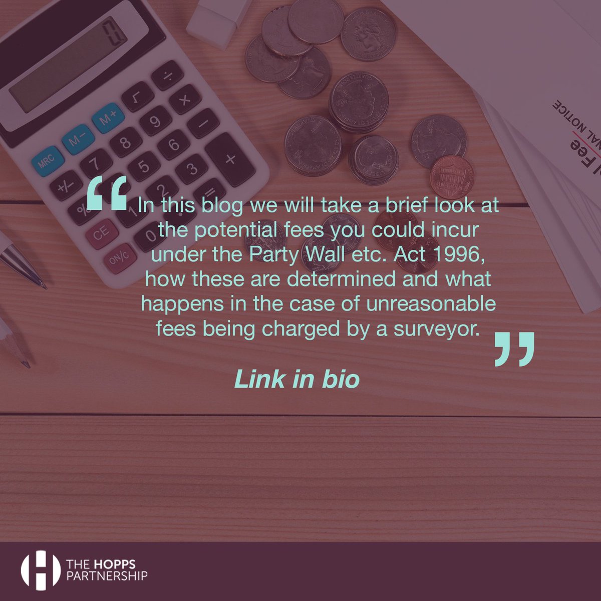 In this blog we will take a brief look at the potential fees you could incur under the Party Wall etc. Act 1996, how these are determined and what happens in the case of unreasonable fees being charged by a surveyor.

Link in Bio for full article: bit.ly/2tFe0EN