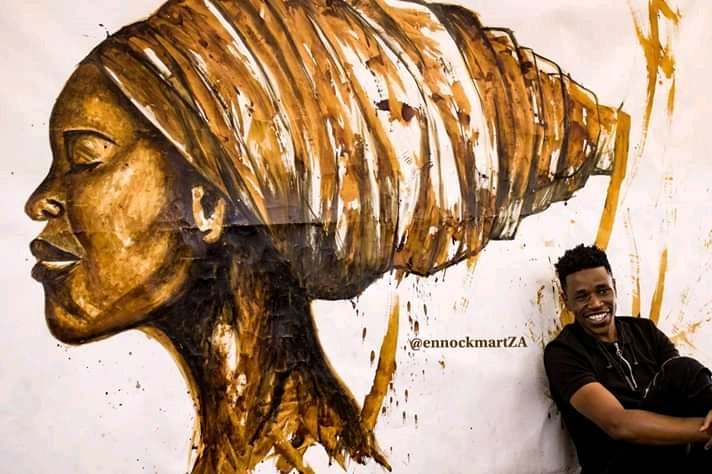 ennockmartZA's tweet image. Coffee Art 🎨

Art makes me breath a different kind of happiness. 

My name is Ennock Mlangeni. YOU DON'T KNOW ME! #artbyennock 🖤