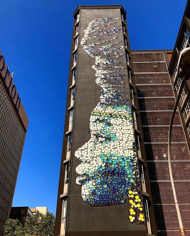 JohannesburgIYP's tweet photo. Street style - the glorious Nzunza In Braamfontein created by artist @hanneliecoetzee from seconds ceramic plates sourced from @liebermann_pottery captured by @jandtheworldcom #Repost @jandtheworldcom
・・・
🇿🇦Johannesburg, South Africa “Nzunza” made by the artist Hannelie Coet… https://t.co/91yn75fJty
