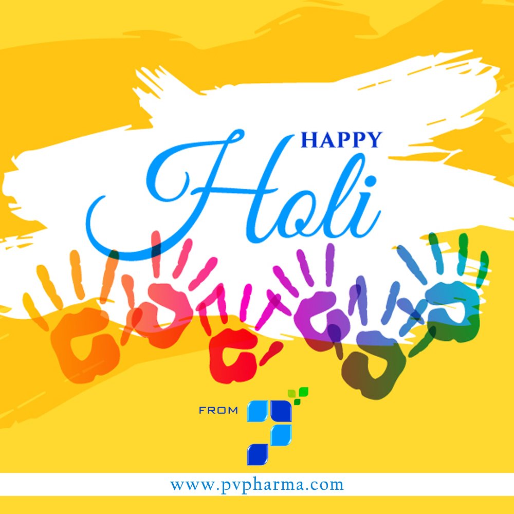 PVPharmaIndia's tweet photo. PV Pharma wishes everyone a very #HappyHoli!

#HappyHoli2019 #Holi2019 #AnticancerMedicine #PVPharma https://t.co/Uo1atmhkxX