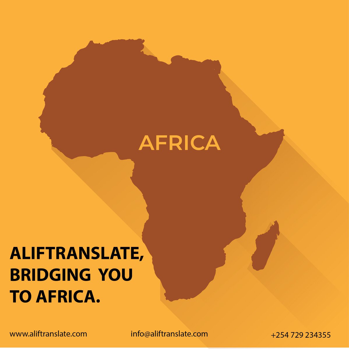 aliftranslate's tweet photo. Africa is the most diverse continent on the planet and Aliftranslate can help you speak to everyone. More than simply translation services, Aliftranslate can help you adapt your message to amazing and diverse culture of this great land.

#translation #WednesdayWisdom https://t.co/0ujq1OUDkX