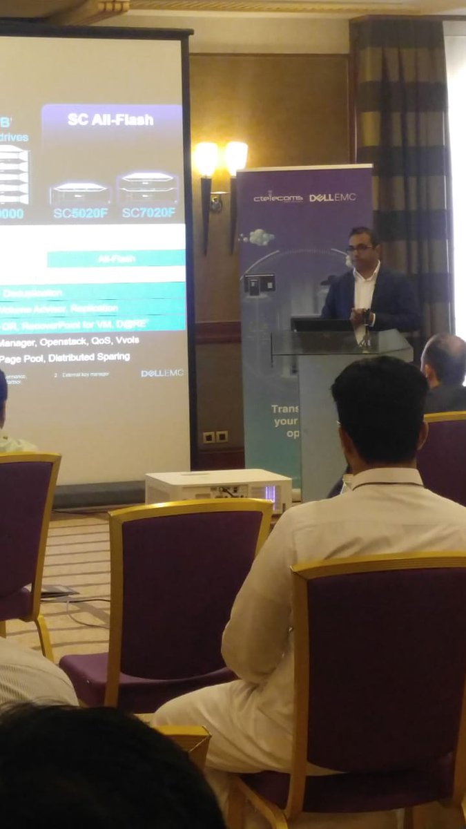 ctelecoms_ksa's tweet photo. The first session is led by Mr. Wameq from MindWare Co. speaking about #DellEMC #Midrange_Storage 😎
#Futureproof_Infrastructure_Transformation https://t.co/70ien8vFlt