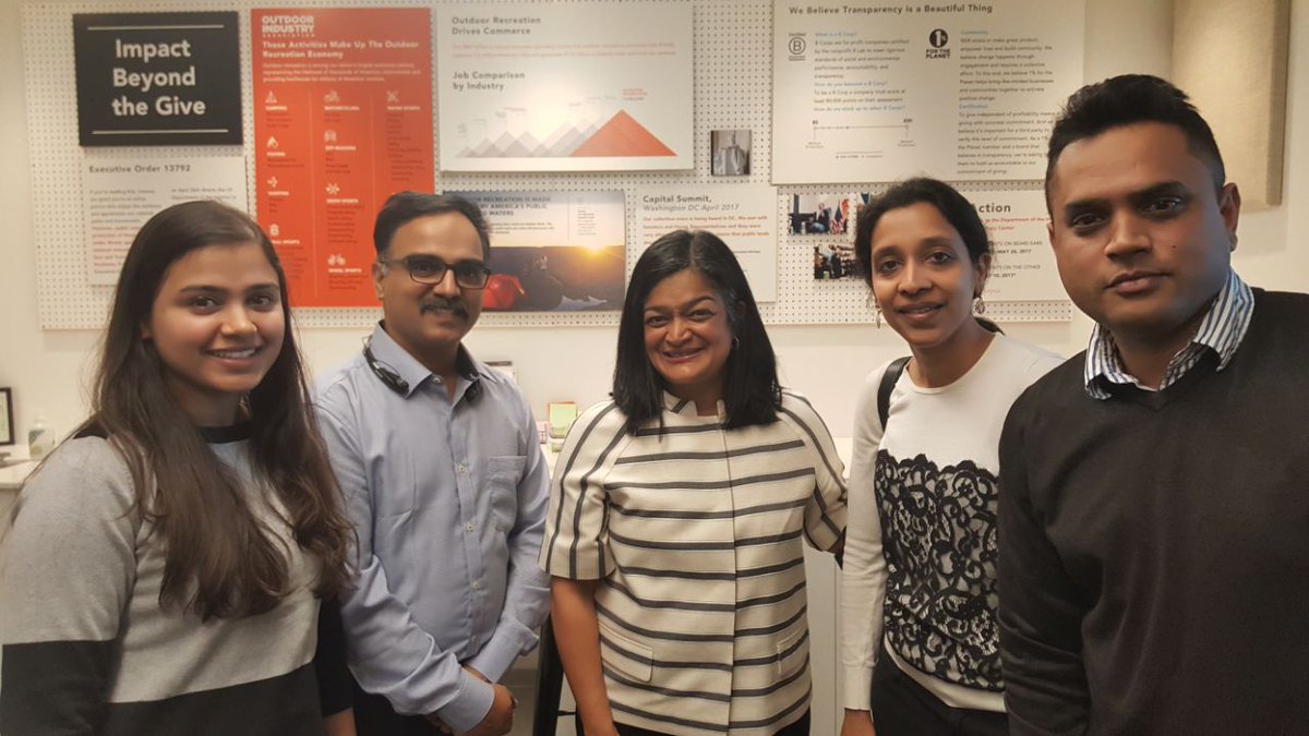Thank you Hon .<a href="/RepJayapal/">Rep. Pramila Jayapal</a> for your time and reaffirming your strong support to #SaveH4EAD 

We are looking forward to your decisive leadership to bring relief to 100,000 skilled legal immigrants, mostly women, who are on verge of losing their livelihoods.