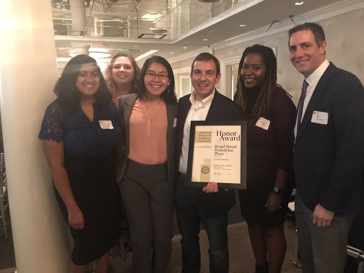 JacobsAPG's tweet photo. Congratulations to the @ATLCityStudio and @JacobsAPG teams for the @ASLAGeorgia award for General Design of Broad Street Boardwalk #designbroadst #urbanism #peds https://t.co/wYk6xIgCGA