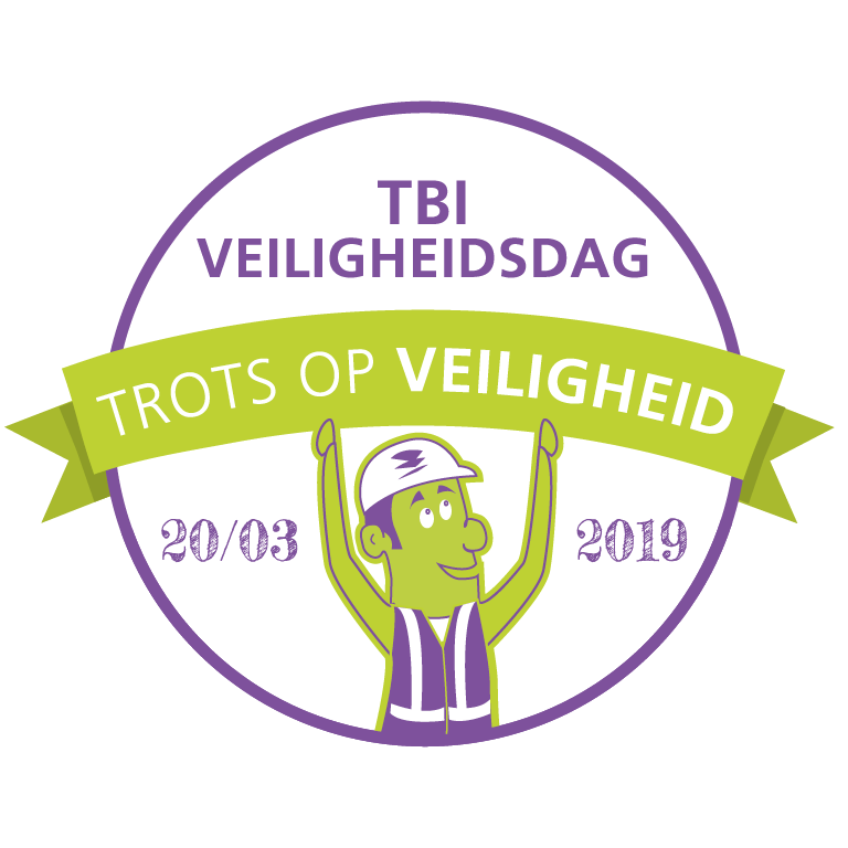 TBI's tweet photo. Iedere dag is het belangrijk maar vandaag staan we met elkaar extra stil bij veilig werken. #veiligheid #tbi #maakdetoekomst #veiligheidsdag #bouw #veiligwerken #trotsopveiligheid https://t.co/U5FvO7S9mx