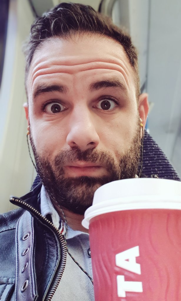 eddydeg's tweet photo. Very early rise & off to #Brighton one cup of #coffee is just not cutting it... #filming #actingjob #shoot #coffefix https://t.co/dBVuIc9PHF