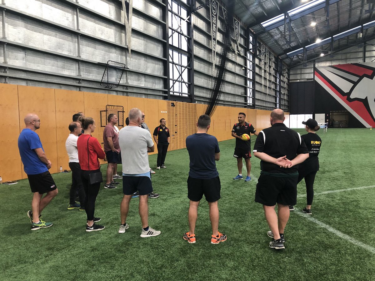 Off &amp; running with our Youth Foundation Coaching Workshop with <a href="/Singy_5/">Harmit Singh</a> running through Game Sense <a href="/EDFLfooty/">EDFL</a> <a href="/coachafl/">CoachAFL</a> <a href="/essendonfc/">Essendon FC</a>