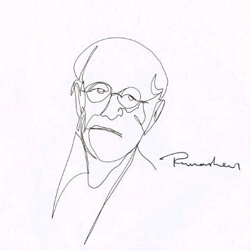 Tamarmagan's tweet photo. "A Freudian slip is when you say one thing but mean your mother."
An art show that opens THIS FRIDAY at the Green Door Gallery.
#continuouslines #freud #sigmundfreud #psychoanalyst #artwork #curator #subconscious #funny #humor #singlelinedrawing #inkdrawing
#portrait https://t.co/tp5p9YHlzp