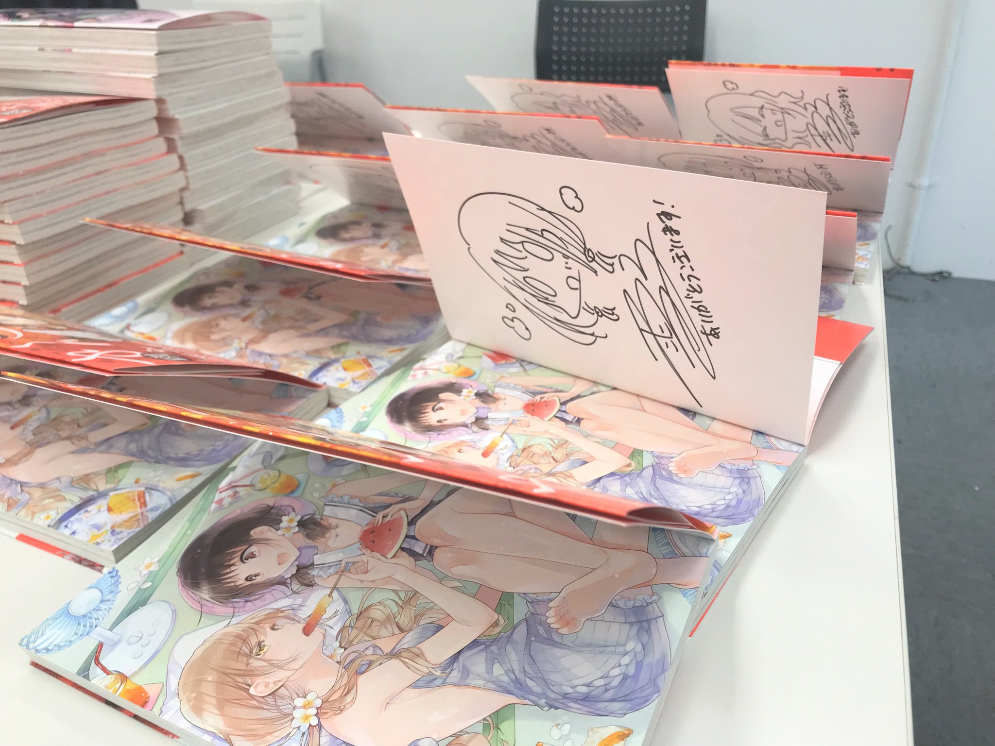 雪子 作品集 猫とシュガーポット 発売 サイン本いっぱい描いたあああああ ふたりべや 雪子 作品集 猫とシュガーポット 発売 サイン本いっぱい描いたあああああ ふたりべや