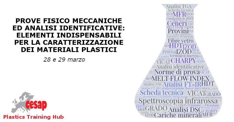 Conoscete i principali test di #laboratorio necessari alla caratterizzazione dei #MaterialiPolimerici? Sapete leggere una #SchedaTecnica dei materiali? Siete in grado di definire le modalità sperimentali con le quali i valori sono rilevati e validati?
goo.gl/16ZNPF