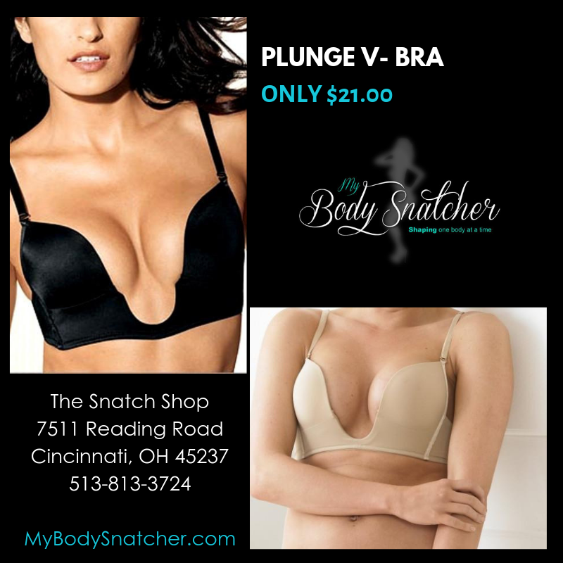 MyBodySnatcher's tweet image. A Bra that offers MAXIMUM CLEAVAGE and COVERAGE! The V Bra features convertible straps, which can be worn in the conventional way as well as halter or crisscross. Perfect under a low cut top, evening gown, or party dress. 

MyBodySnatcher.com