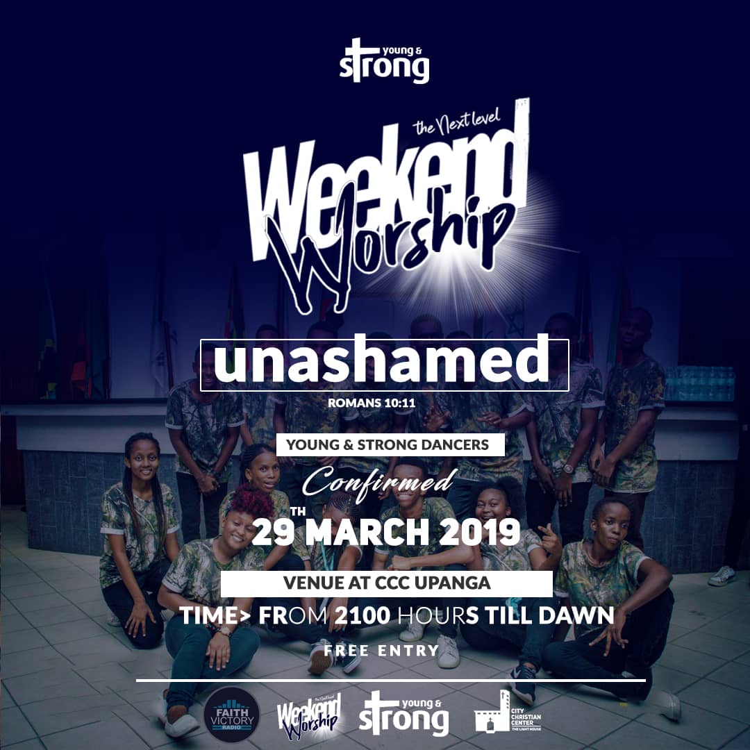 weekendworship's tweet photo. Young and Strong Dancers #Confirmed
•
#youngandstrong
#weekendworship
#cccupanga
#thenextlevelteam
#unashamed
#sammynordin
#pamsam
•
Weekend Worship (29march)
UNASHAMED - Romans 10 : 11 https://t.co/jFpGNzcsWg