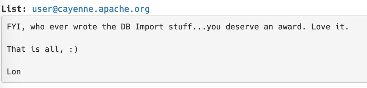 Apache Cayenne (ApacheCayenne) Twitter