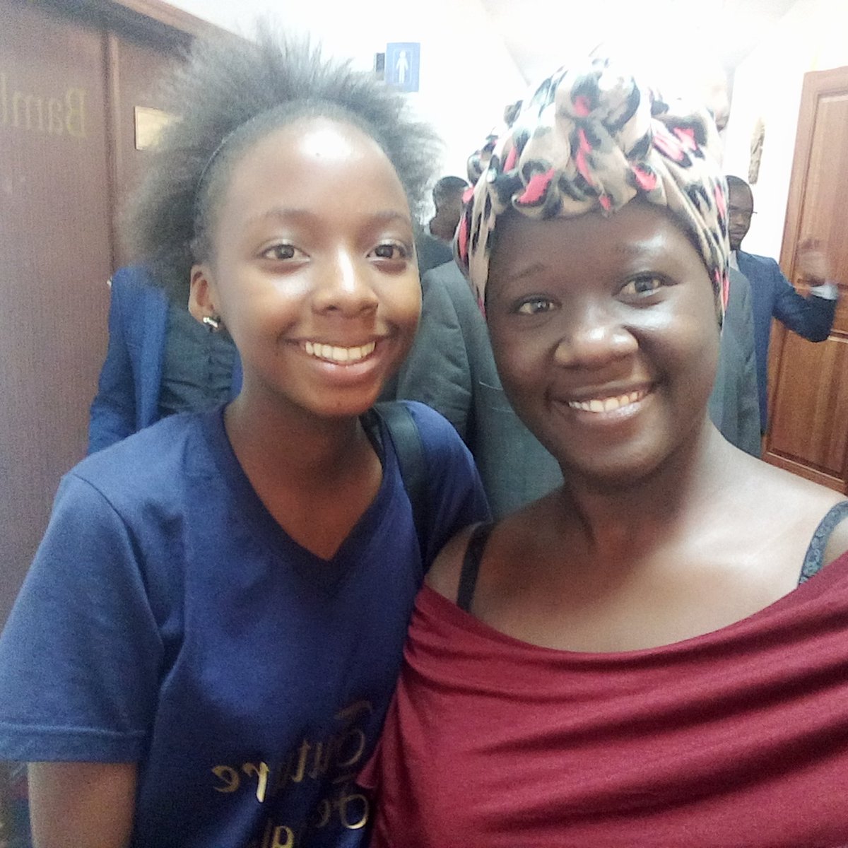 I met mwangala last week...she just looks like a girl surrounded by the right people. She has a piercing presence which I bet appears as soon as that ad come on but hey the shine is too bright you may need to watch your Iris...
#She4She